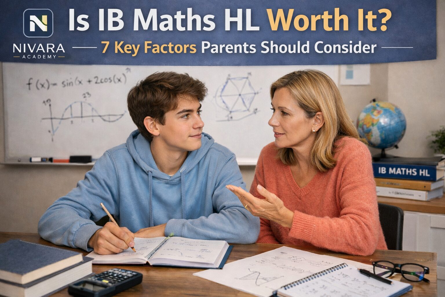 IB Maths HL Classroom and Students