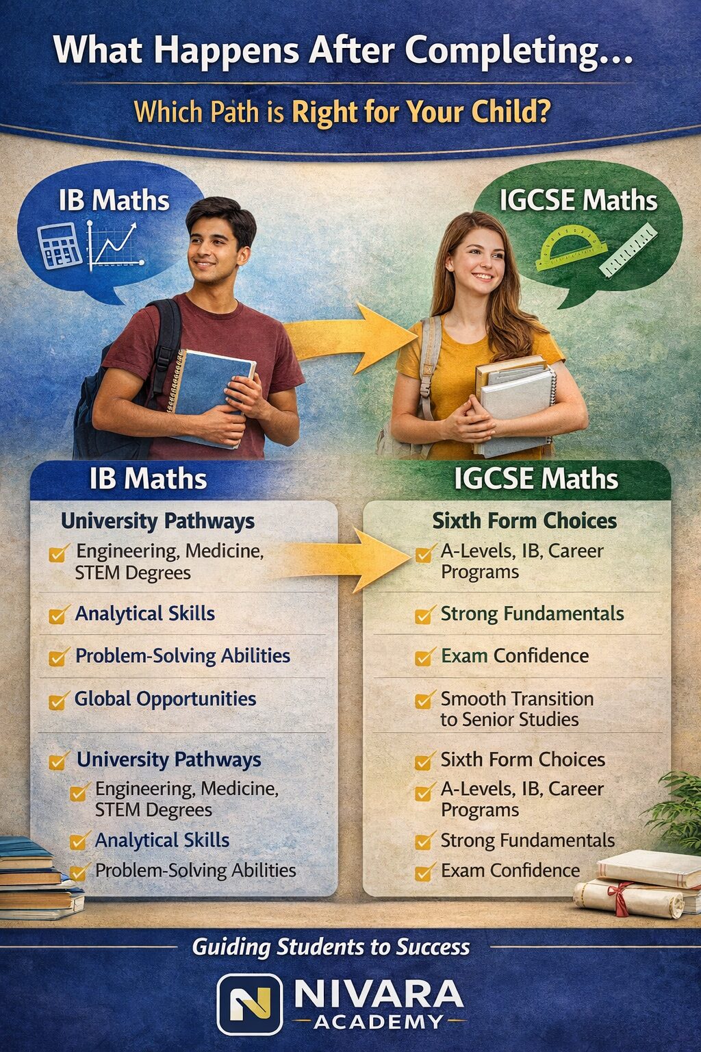 IB vs IGCSE Maths difficulty comparison for parents