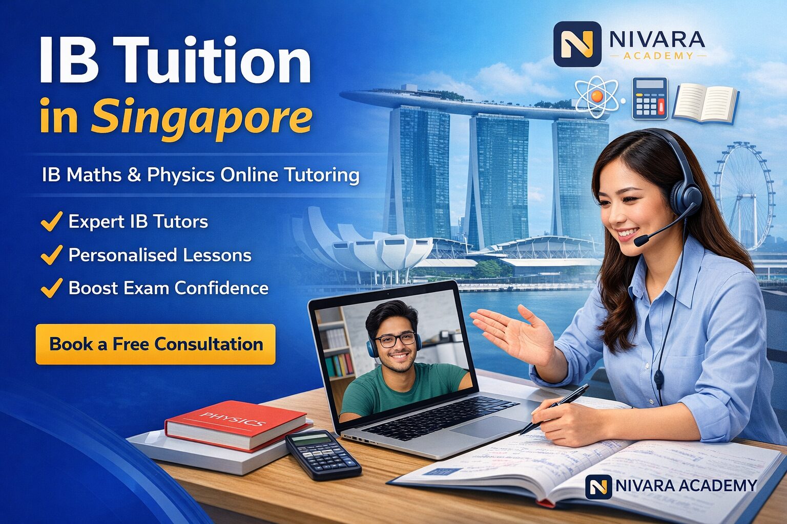 IB Tuition in Singapore | Online IB Maths and Physics Tutor | Nivara Academy