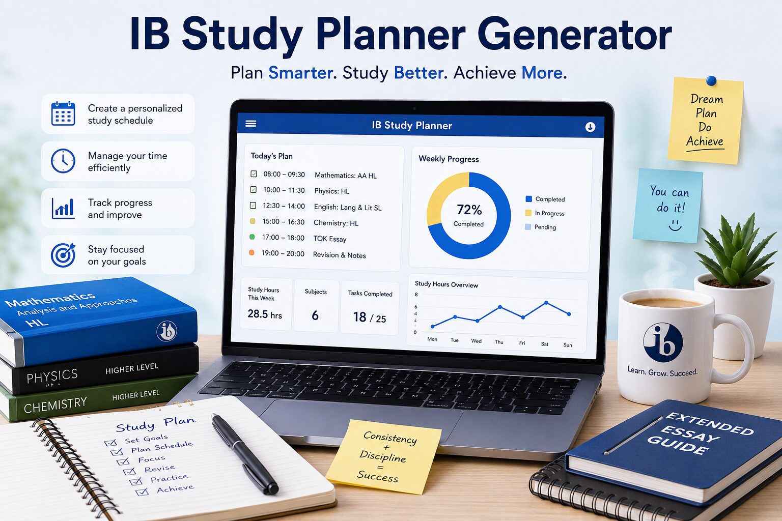 IB Study Planner Generator