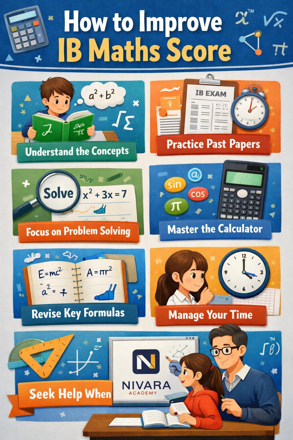 How to Improve IB Maths Score – Proven IB Maths Strategies by Nivara Academy